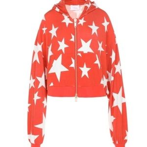 Selkie Red Star Zip Up Hoodie